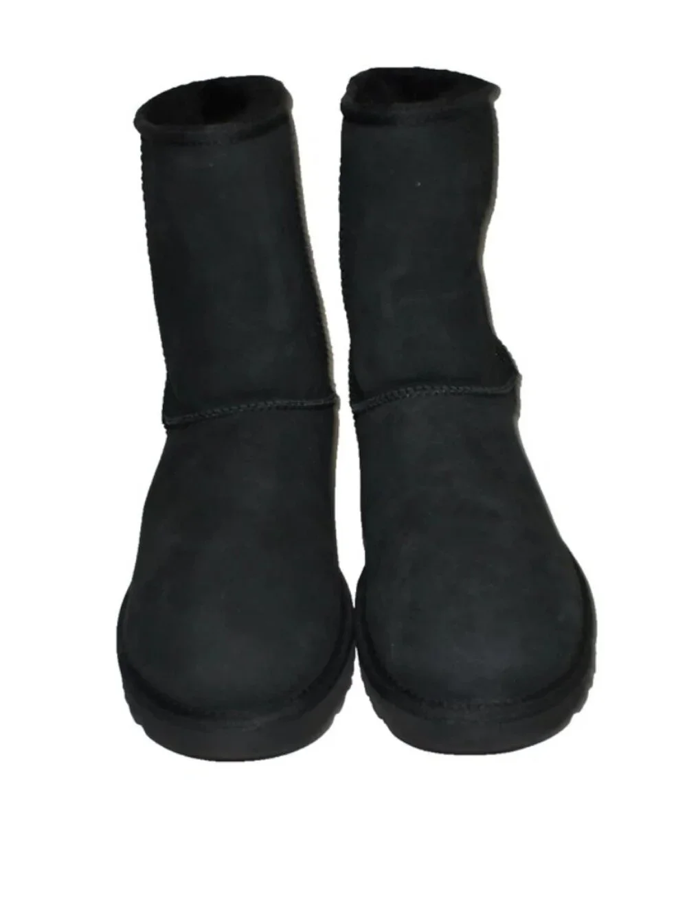 New! Ugg Classic Short II Black Suede Boot Size 10 1016223